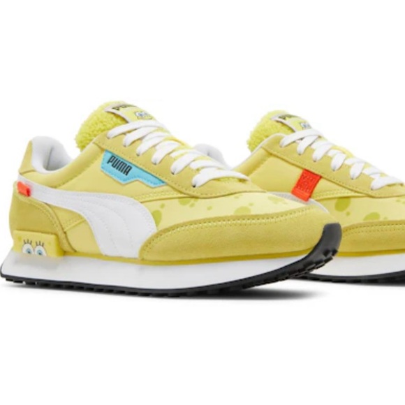 Puma Future Rider Spongebob Kids' Shoes Yellow - Picture 8 of 16